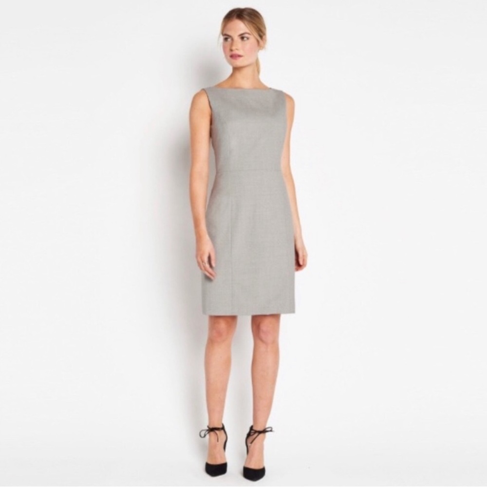 Of Mercer “Fifth Avenue” grey sheath dress